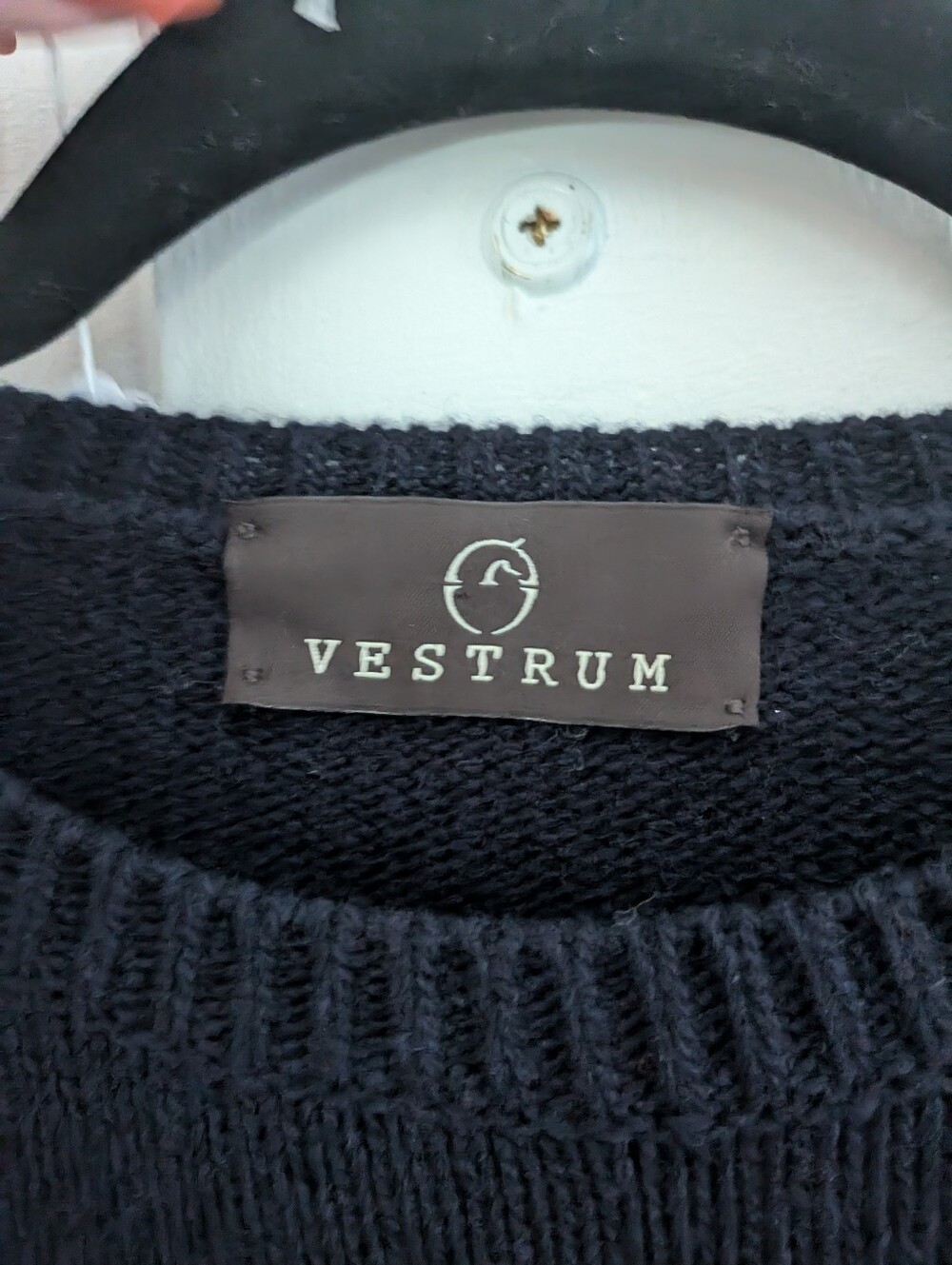 Vestrum Aussois Horse Graphic Wool Sweater Black Size M - Picture 3 of 6